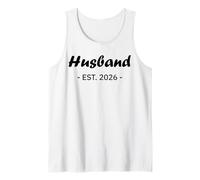 Newlywed Marriage Quote Minimalist Simple Husband EST 2026 Canotta