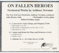 Newman/ N.Y Arts Orchestra - On Fallen Heroes