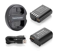Newmowa DMW-BLK22 Batteria di ricambio (confezione da 2) e Doppio Caricatore USB per Panasonic DMW-BLK22 e Panasonic Lumix DC-S5