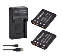 Newmowa EN-EL10 Batteria (2 pezzi) e USB Caricatore Kit per Nikon EN-EL10