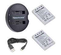 Newmowa EN-EL5 Batteria (2 pezzi) e Caricatore Doppio USB per Nikon EN-EL5