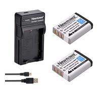 Newmowa NP-95 Batteria (confezione da 2) e Portable USB Caricatore kit per Fujifilm FinePix F30, FinePix F31fd, FinePix Real 3D W1, FinePix X100, FinePix X30, FinePix X100T