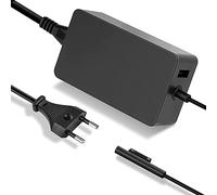 NewNet Alimentatore - Caricatore Caricabatteria Compatibile con Notebook Microsoft Surface PRO 3 PRO 5 Book 1 Book 2 PRO 4 Laptop 2 Go con Porta USB da 5V-1A 5W [ 15V 2.58A 44W - Microsoft ]