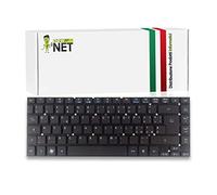 NewNet Keyboards - Tastiera Italiana Compatibile con Notebook Acer 112A30046 146A30018 219A3000A KB.I140A.278 KBI140A278 PK130IO4B08 PK130IO4B13 V121602AK2 60.MMLN2.014 V121602AKA IT