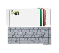 NewNet Keyboards - Tastiera Italiana Compatibile con Notebook Acer Extensa 4230 eMachines E510 Travelmate 4330 4530 5330 5530 5530G Packard Bell Desktop imedia 4330 5330 5930 Grigia