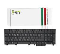NewNet Keyboards - Tastiera Italiana Compatibile con Notebook dell PK130FH2E14 077KNM 07C545 07C557 048P9P