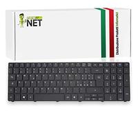 NewNet Keyboards - Tastiera Italiana Compatibile per Notebook Acer 9J.N1H82.K1D 9JN1H8200E 9Z.N1H82.C1D 9Z.N3M82.F1D 90.4CD07.C0G 90.4CD07.S0F 90.4CD07.S0G 90.4CD07.S0R 90.4CD07.S0S V104746AS3ZR7