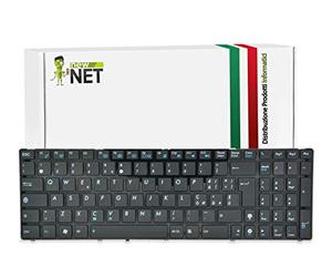 NewNet Keyboards - Tastiera Italiana Compatibile per Notebook ASUS 04GNVL3KIT00-3 0KN0-511IT02 0KN0-AE1IT02 0KN0-E02IT01 0KN0-E02IT02 0KN0-E02IT03 0KN0-E02IT06 0KN0-FN2IT03 0KN0-IP1IT02 9J.N2J82.70E