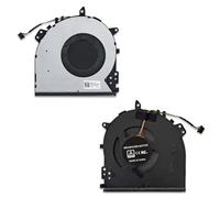 NewNet - Ventola CPU Fan Compatibile con ASUS Vivobook 15 X512D, X512DA, X512DAP, X512DAU, X512DK, X512U, X512UA, X512UB, X512UF [5 V - Diametro 50 mm]