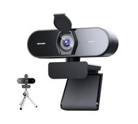 NEWORK Webcam 4K con Sensore Sony, Autofocus PDAF, 1080P@60FPS, 2 Microfoni con Riduzione del Rumore, Correzione Automatica della Luce, USB Plug&Play, Copertura Privacy, Angolo di Visione 79°