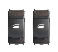 NEWPARTS 2 Interruttore Alzacristalli Anteriore 6 Pin Nero Per Peugeot 207
