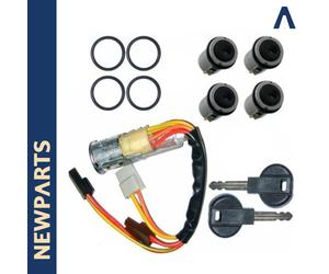 NEWPARTS Antivol Piantone Sterzo Con Serrature Per Jumpy Scudo 9790461580