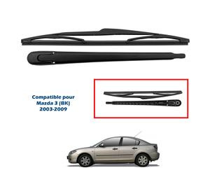 NEWPARTS Braccio Tergilunotto Posteriore per Mazda 3 I (BK) 2003-2009 Nero