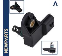 NEWPARTS Capteur MAP Pressione Suralimentazione 4 Pin Nero Motore