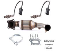 NEWPARTS Catalizzatore con 2 Sonde Lambda per PEUGEOT 108 208 308 1.2 VTi