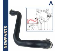 NEWPARTS Durite Turbo Scambio Turbo per SCENIC & MEGANE 2 1.9 dCi Nera
