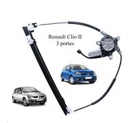 NEWPARTS Mécanisme Lève-Vidri Ant. DX con Motore per Clio II 3P