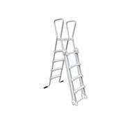 Newplast SCALETTA SAFE con parte frontale estraibile 4 + 4 scalini + piattaforma + blocchi di sicurezza SCALETTA SAFE con parte frontale estraibile 4 + 4 scalini + piattaforma + blocchi di sicurezza