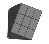 Newpop 40 pagine raccoglitore carte doppia faccia con 720 tasche, buste per carte Nero collezionabili 11 fori, Pagine album Buste basket/calcio, Carte da Gioco