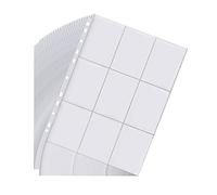 Newpop 40 pagine raccoglitore carte doppia faccia con 720 tasche, buste per carte trasparenti, carte collezionabili 11 fori, Pagine album Buste, carte basket/calcio, Carte da Gioco