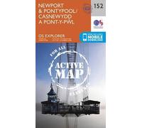 Newport and Pontypool / Casnewydd a Phont-Y-Pwl (Map) OS Explorer Active Map