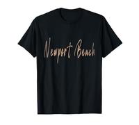 Newport Beach California Vintage design elegante Maglietta