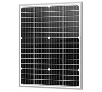 Newpowa 10BB 35W 12V Solar Panel High-Efficiency Monocrystalline PV Module Designed for Off Grid System, Charge Your Battery of RV, Boat, Camper, Trailer, Gate Opener