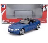NEWRAY 1/24 BMW Z4 SPIDER CABRIOLET OPEN 2009 BLU MODELLINO STATICO DIECAST