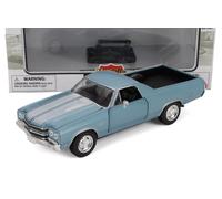 NEWRAY 1/24 CHEVROLET EL CAMINO SS PICK-UP 1970 BLU MODELLINO AUTO STATICO