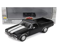 NEWRAY 1/24 CHEVROLET EL CAMINO SS PICK-UP 1970 NERO MODELLINO AUTO STATICO