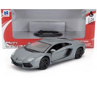 NEWRAY 1/24 LAMBORGHINI AVENTADOR LP700 4 2011 GRIGIO MODELLINO STATICO DIECAST