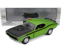NEWRAY 1/24 PLYMOUTH CUDA COUPE 1970 VERDE MODELLINO AUTO MODELLISMO STATICO
