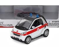 NEWRAY 1/24 SMART II FORTWO C.R.I. CROCE ROSSA ITALIANA 2007 MODELLINO AUTO