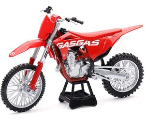 Newray GasGas MX 450F, modello in scala 1:12 male Rosso/Blu