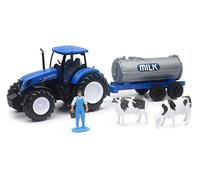 NewRay New Holland Farm Play Set, Colore Verde, 05523
