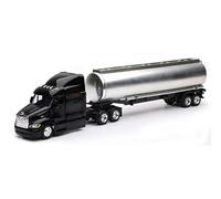 NewRay Peterbilt Model 387, Flatbed W/Round Balle di Fieno, 1:43 Diecast