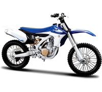 Newray Yamaha YZ-450F, modello in scala 1:12 male Blu/Bianco
