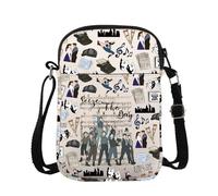 Newsies - Borsa a tracolla musicale "Seize The Day", regalo per amanti della musica Broadway Theatre, Cogliere il giorno Cb, 15*21*2cm