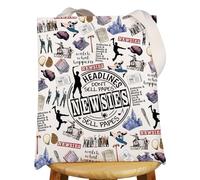 Newsies Musical Tote Bag Newsies Regali musicali Katherine & Jack & Medda & Joseph & Gifts, Non vendere Papes Uk, INCH