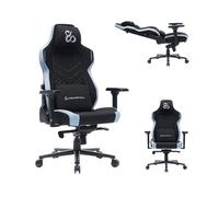 Newskill Banshee PRO Silla Gaming Tela Transpirable con Almohada Cervical Negra-Azul