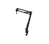 Newskill MicHolder, asta microfonica a forbice regolabile, supporto universale per microfono, installazione con morsetto da tavolo, nero
