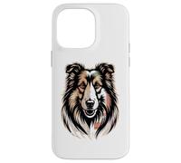 Newspaper Art Collie Collies Custodia per iPhone 14 Pro Max
