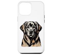 Newspaper Art Golden Retriever GR Goldie Custodia per iPhone 12 Pro Max