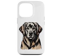Newspaper Art Golden Retriever GR Goldie Custodia per iPhone 13 Pro