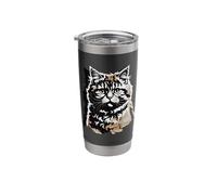 Newspaper Art Selkirk Rex Bicchiere termico in acciaio inox doppia parete