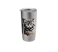 Newspaper Art Selkirk Rex Bicchiere termico in acciaio inox doppia parete