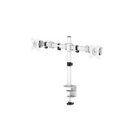 NewStar NM-D135DWHITE Supporto da tavolo per monitor bianco doppio 16kg