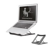 Newstar NSLS075BLACK Raised Aluminium Laptop Stand - Black Black Raised Laptop S