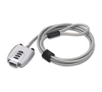 NewStar NSVGALOCK Blocco VGA con cavo argento 2m