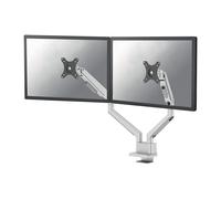 NEWSTAR supporto da scrivania per monitor e TV 32" argento 2 display